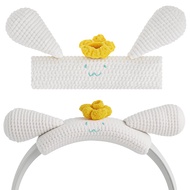 Geekria ที่คลุมผ้าคาดศีรษะถักเข้ากันได้กับ QC45 QC351000XM4โซนี่Solo4 Studio3ปรับ JBL 720BT หูฟังติด