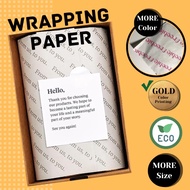 [ LOGO PRINTING ] Custom Print Newsprint Paper/Wrapping Paper/Packaging Paper/ Shawl Paper/Box Pad P