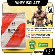 Myprotein Impact Whey Isolate Powder, Purest Whey Protein Shake to Build Muscle, 1kg - 2.5kg - 5kg