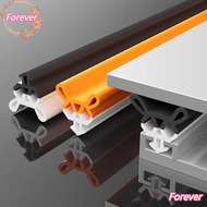 FOREVER Weather Strip, TPE Flexible Window Seal Strip,  4M Plastic Steel Bilateral Insulation Strip 