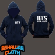 BTS ZIPPER HOODIE SWEATER