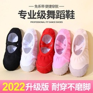 Children's Dance Shoes Women Soft Bottom Practice Dancing Shoes Children's Ballet Shoes Adult Indoor Grading Cat's Paw Yoga Shoes