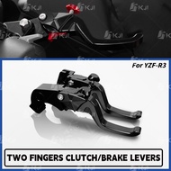 For Yamaha YZF-R3/YZFR3 Two Fingers Short Brake Lever Racing Handle Levers Parts
