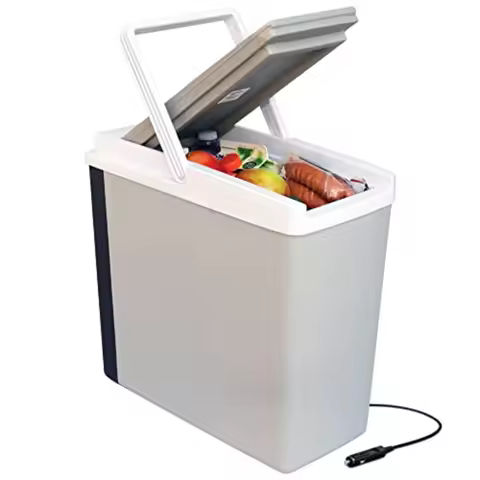 Electric Portable Cooler 12V Car Cooler/Warmer 18 qt 17 L No Ice Thermo Electric Portable Fridge for