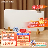 amadana取暖器家用大面积恒温省电欧式快热炉壁挂立式两用浴室取暖神器HC08
