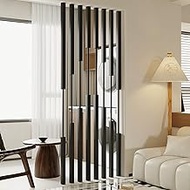 YUGXTH Room Divider Post, Set of 8 Metal Wall Partition Post Room Dividers, Room Divider Floor to Ce