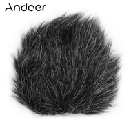 Andoer บน-ไมโครโฟนกล้อง Furry กระจก Mic แผ่นบังแดดติดกระจกหน้ารถ Muff ใช้งานร่วมกับ RODE VideoMicro/ BOYA MM1ไมโครโฟน