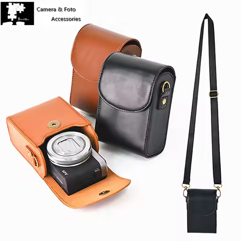 Camera Bag Leather Case For Panasonic Lumix LX10 LX15 TZ99 ZS99 TZ96 TZ95 TZ90 TZ80 TZ70 TZ60 TZ50 T