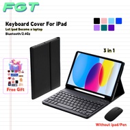 Magnetic Keyboard Case for iPad A16 2025 Air 11-M3(2025)Air 13-M3(2025) Detachable Portable Wireless