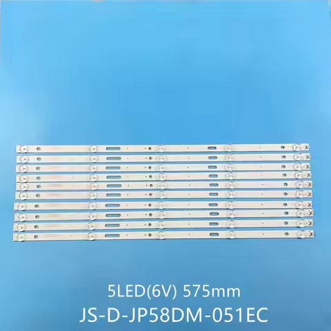 LED Strip 5LED for AX58LEDJ203/02 TD K58DLJ10US K58DLJ10VS polaroid 58 tvled584k01 JS-D-JP58DM-051EC
