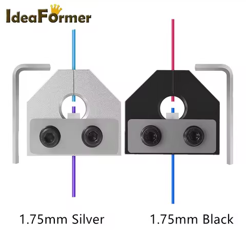 3D Printer Parts Filament Welder Connector For Ender 3 PRO Aluminum Block 1.75mm PLA ABS Filament Se