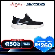 Skechers Women Slip-ins GOrun Lite Running Shoes - 129450-BKBL Kasut Sneaker, Performance, Sport, Pe