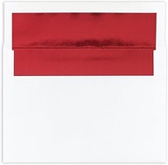 Great Papers! Red Foil-Lined A7 Foil Envelope, 25 count, 5.25" x 7.25" (9021069)