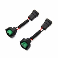 2Pcs LED Male Female Wiring Harness Socket H11 H8 H9 Wiring Headlight Extension Socket Car Fog Light