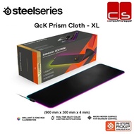 SteelSeries QCK PRISM Cloth RGB Gaming Mousepad - XL (PN63826)(900 mm x 300 mm x 4 mm)