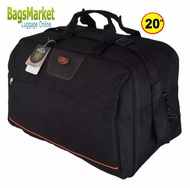 BagsMarket กระเป๋าเดินทาง Romar Polo กระเป๋าเดินทาง กระเป๋าถือ กระเป๋าสะพายไหล่ 20 นิ้ว Code R21043 Black (Red)