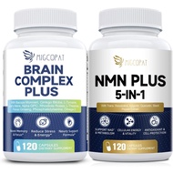 Migcopat Brain Health & NMN Supplement Bundle – Nootropic Formula + NMN 1000mg
