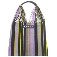 กระเป๋าโท้ท MARNI Hammock Bag โลโก้ สีดำ 1654【มือสอง】
