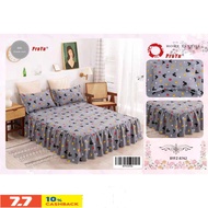 Cartoon bed sheet┋◑  HOT ITEM CADAR BEROPOL PROYU (3 IN1) KING - QUEEN CLASSIC BEDSHEET AVAILABLE - SHIP SAME DAY