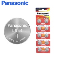 (10ก้อน) ถ่าน Panasonic LR44 A76 AG13 L1154F 1.5V Alkaline Battery ของใหม่ ของแท้ แพคนำเข้า