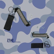 HEAVYDUTY TACTICAL WIRE LANYARD / Tactical Solid Spring Cable Lanyard