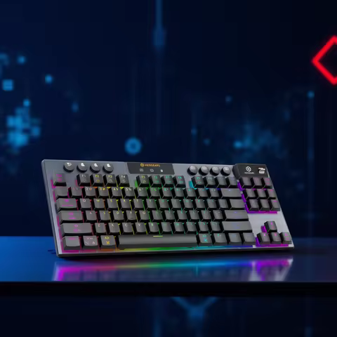 HEXGEARS A3 Mechanical Keyboard Kailh Switch Bluetooth/2.4G/Type-C Wired Connection 87 Key RGB Hot S
