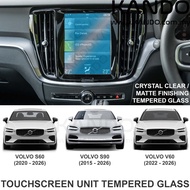 Volvo S90 Volvo S60 Volvo V60 Tempered Glass Protector Volvo Glass Protector Volvo Head Unit Glass P