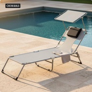 [CHiWANji] Face down Tanning Chair Foldable Design Padded Sunbathing Chair for Beach Goers