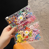 25 Piece Set of Girls Star Hair Clip Set Cute Colorful Star Hair Clip Set Bangs Hair Clip Set Girl H
