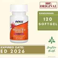 Now foods Vitamin d3 10000 IU 120 softgels D 3 10,000 10000IU