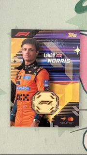 Lando Norris Topps Formula 1 Turbo Attax card