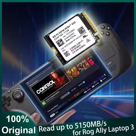 Western Digital 2TB 1TB SN740 NVMe PCIe 4.0 M.2 2230 WD SSD for Rog Ally Surface Steam Deck GPD Lapt