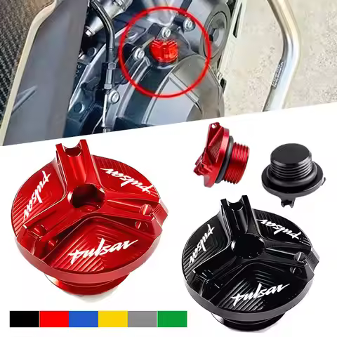 Motorcycle Accessories Engine Oil Filler Cap Oil Plug Cover 2026 For Bajaj Pulsar 200 NS/200 RS/200 