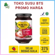 TROPICANA SLIM STRAWBERRY JAM 375 GR SELAI STRAWBERRY TROPICANA SLIM