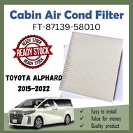 Cabin Air Filter For Toyota Alphard 2015-2022 (87139-58010)