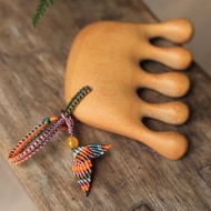 壹染指手作 | 檀木 編繩按摩木梳 | 健康不傷發