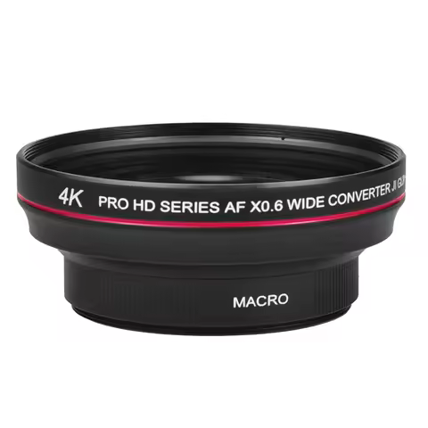 VLOGMAGIC 4K HD 0.6X Wide Conversion Lens with 3X Macro for Sony PXW-Z90/Z90V