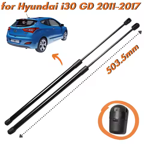 Qty(2) Trunk Struts for Hyundai i30 GD Coupe Hatchback 2011-2017 81780A5000 Rear Tailgate Boot Gas S