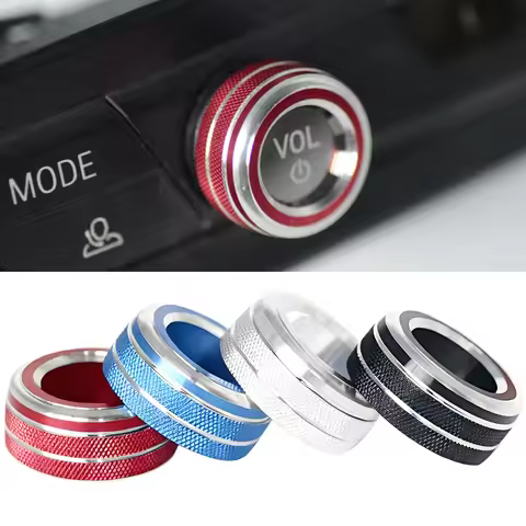 Car Volume Control Knob VOL Button Ring for BMW 1 2 3 4 8 X5 X6 X7 Z4/F40 F44 G20 G22 G14 G15 G05 G0