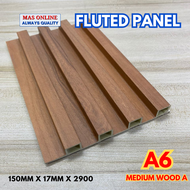 Fluted Wall Panel PVC Fluted Panel WPC Wood Panel Wood Strip Series Panel WPC Fluted Wall Decoration