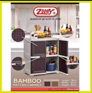 Zooey Bamboo Rattan Cabinet