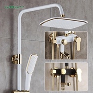 Bathroom Shower Set Platinum Bathroom Shower Head High-Quality Brass Shower Faucet Shower Sprinkler 