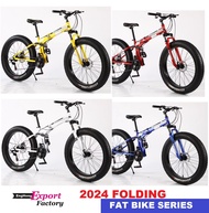 FOLDING Fat Bike, Double Suspension Fat Bike, Begasso Fat Bike, Foldable Fat Bike, Foldable Mountain Bike