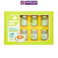GREEN BIRD nutritious drink bird's nest steamed with rock sugar, box of 6 jars, 72g
