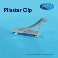 SNOW PILASTER CLIP FOR CHILLER/ FREEZER COATED SHELF