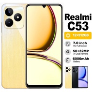 Original Phone C53 5G Handphone 7.5 inch Smartphone (16GB RAM 512GB ROM) 6800mAh Mobile phone AI HD 