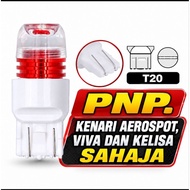 LED Car  Brake Light Bulb 7443 - RED For Viva Kelisa
