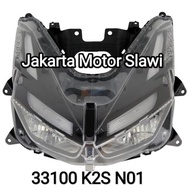 33100-K2S-N01 reflektor lampu depan vario 160 Asli Honda