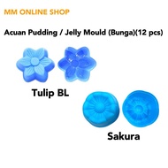 {NEW ARRIVAL}Acuan Jelly Mould Bunga 12pcs, Assorted Sizes