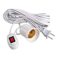Yoosee V380 Q16S / Q15 CCTV Camera E27 Bulb Extension Cable 3-10 M Lamp Socket with Switch cable